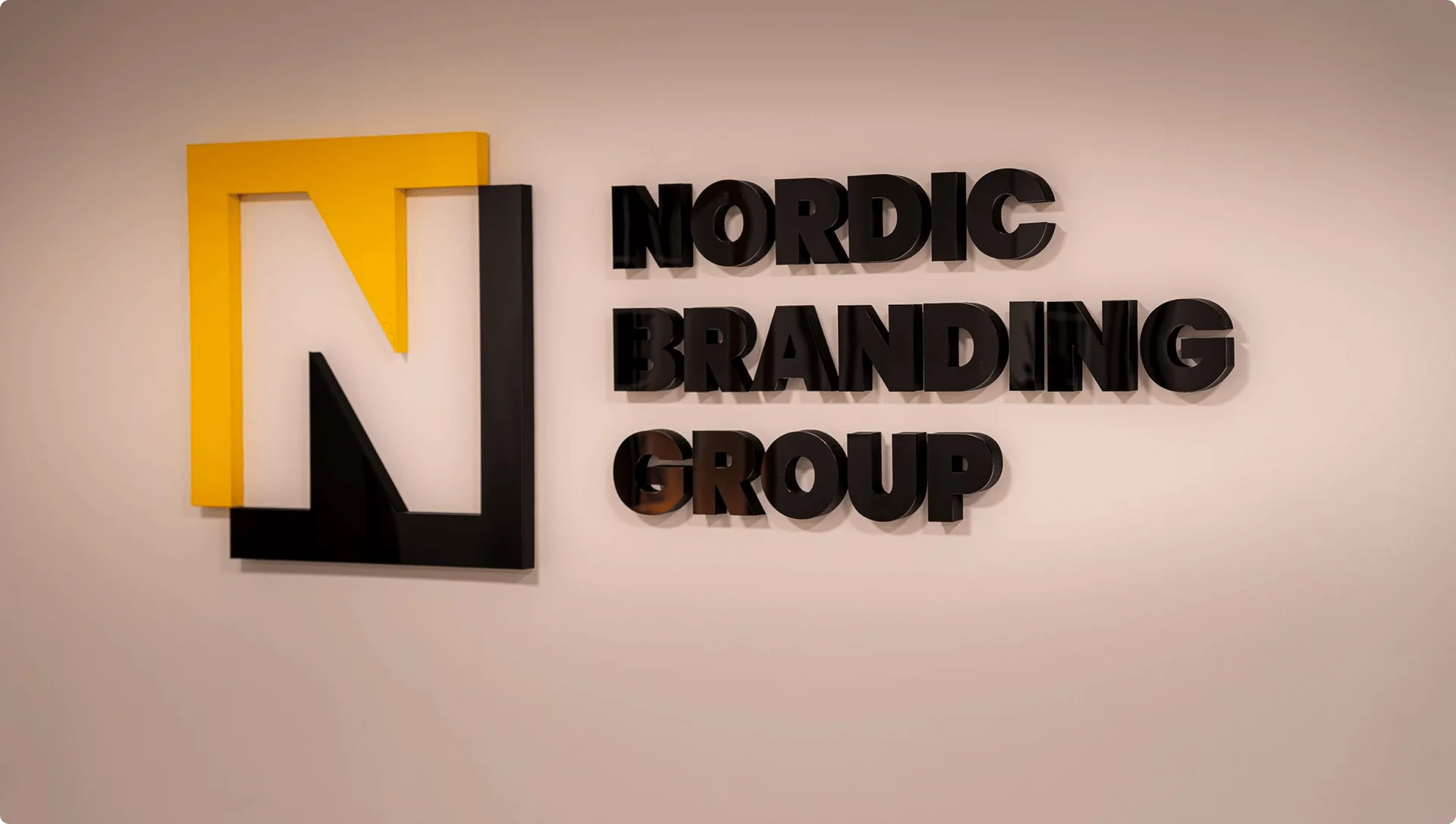 Nordic Branding Group — office and brand visual