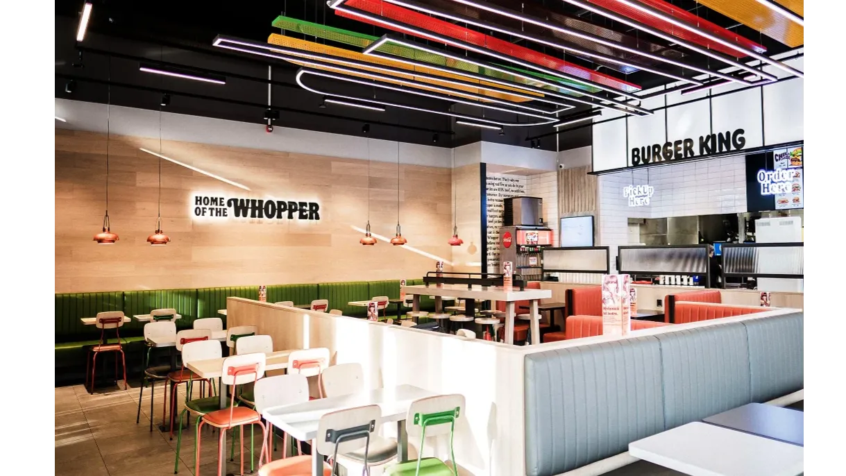 Burger King restaurant exterior and signage